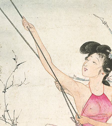 江南-胡也佛的仕女画和最知名的金瓶梅秘戏图